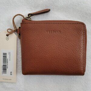 Tecovas Women's Leather L Zip Wallet Fawn